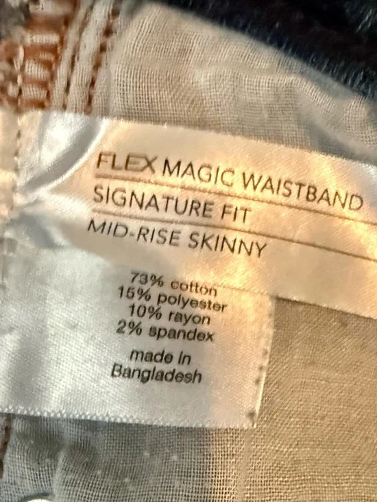 Lane Bryant Dark Blue Skinny Jeans - Picture 3 of 3